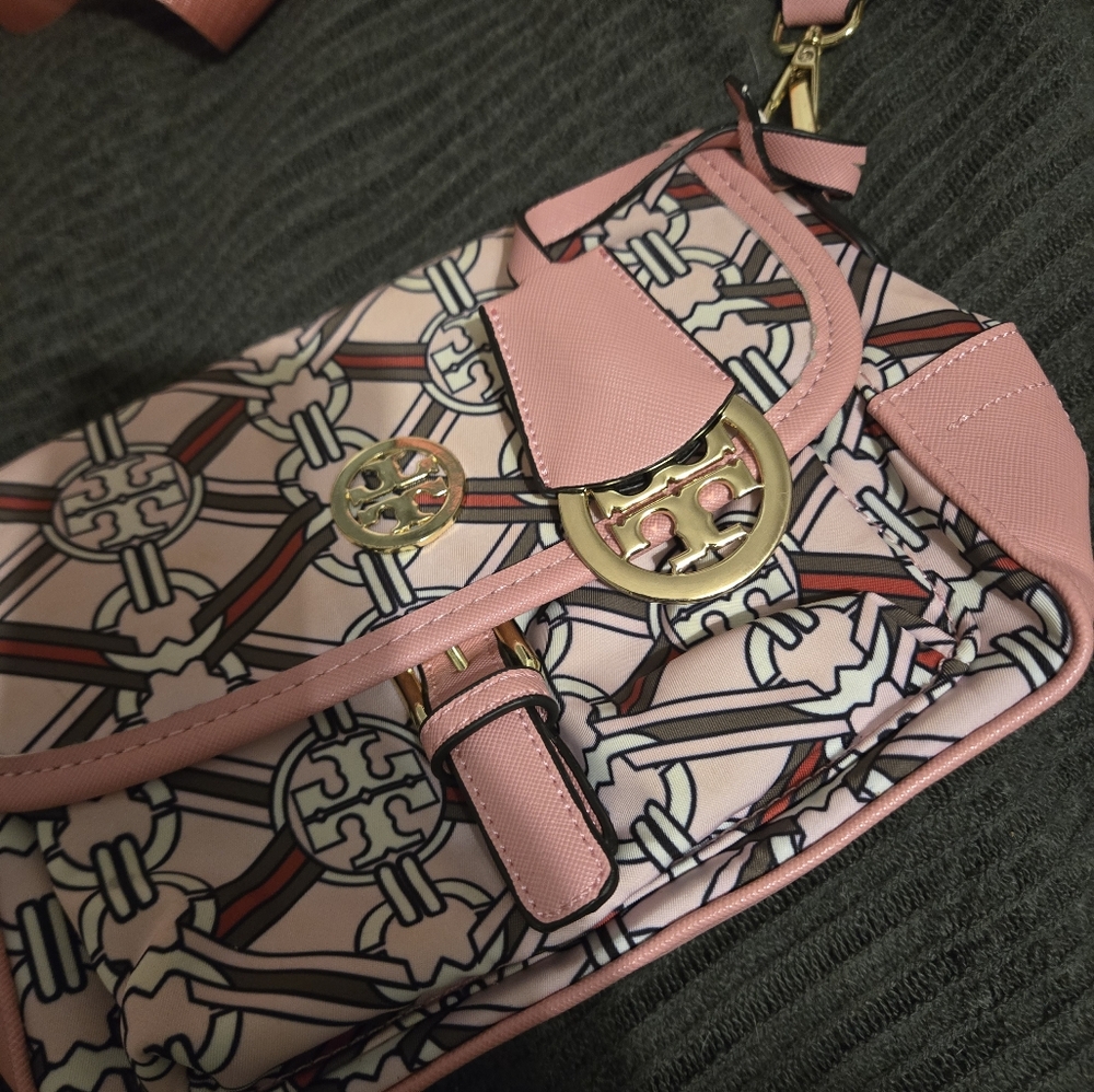 Pink Tory Burch Crossbody Signature‎ Bag - Picture 2 of 5